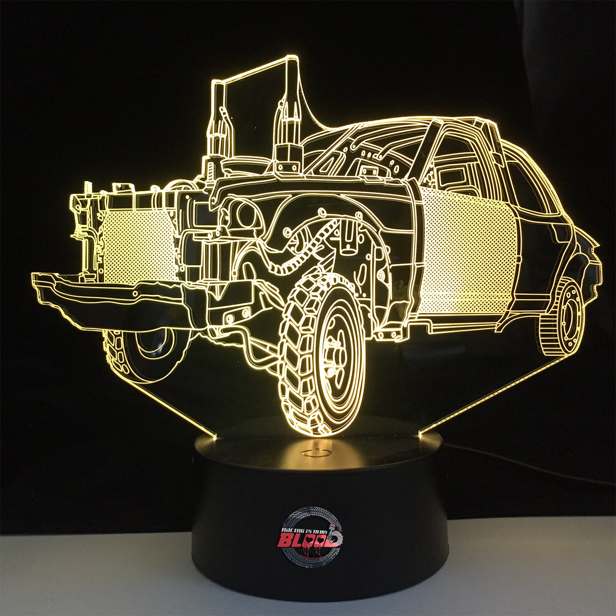 Demolition Derby Car 3D Led Lamp