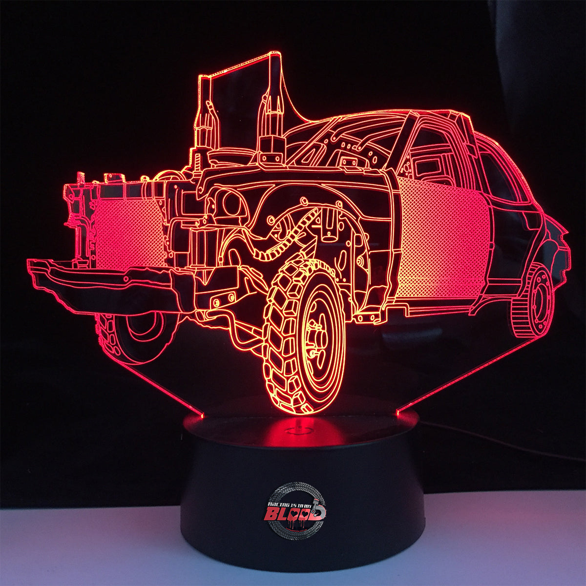 Demolition Derby Car 3D Led Lamp