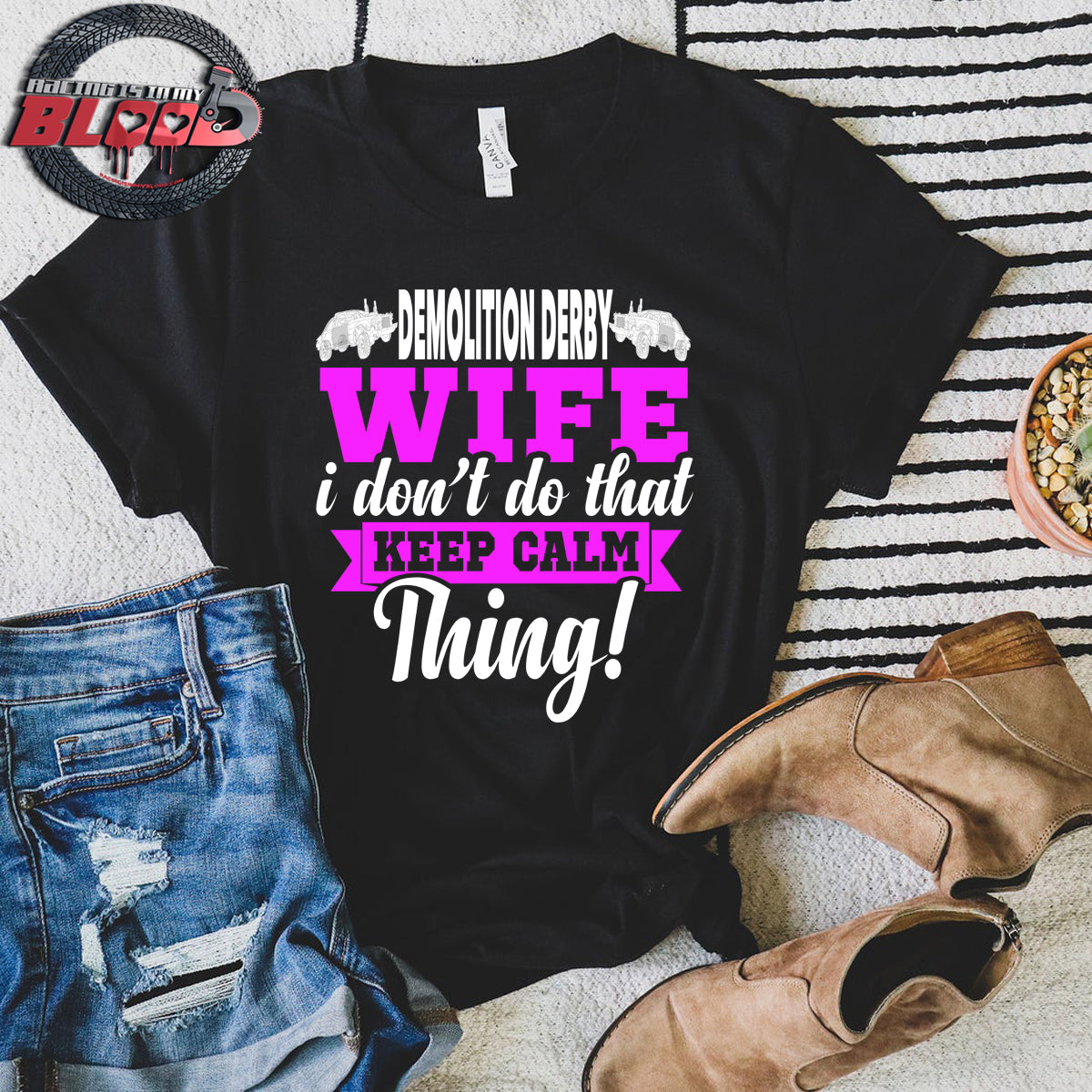 Demolition Derby Wife T-Shirts