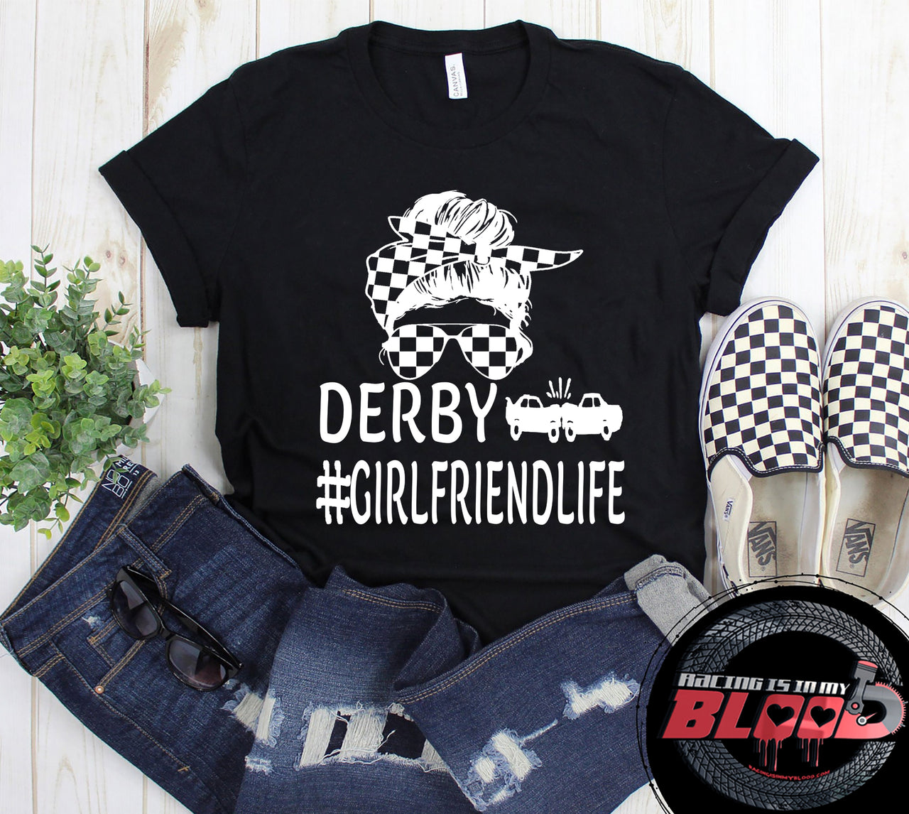 Demolition Derby Girlfriend T-Shirt
