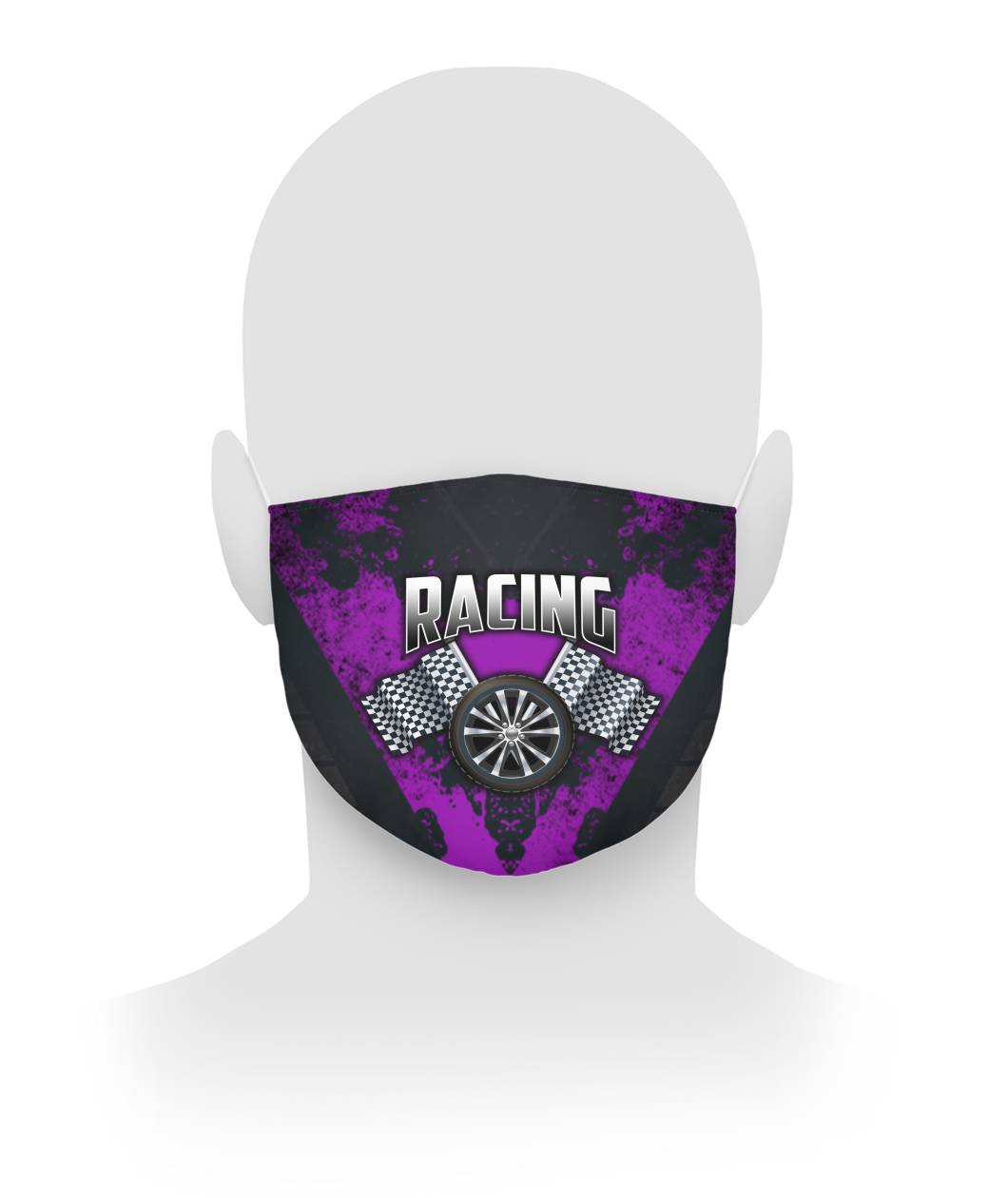 Racing Face Mask RBPuV Cloth Face Mask