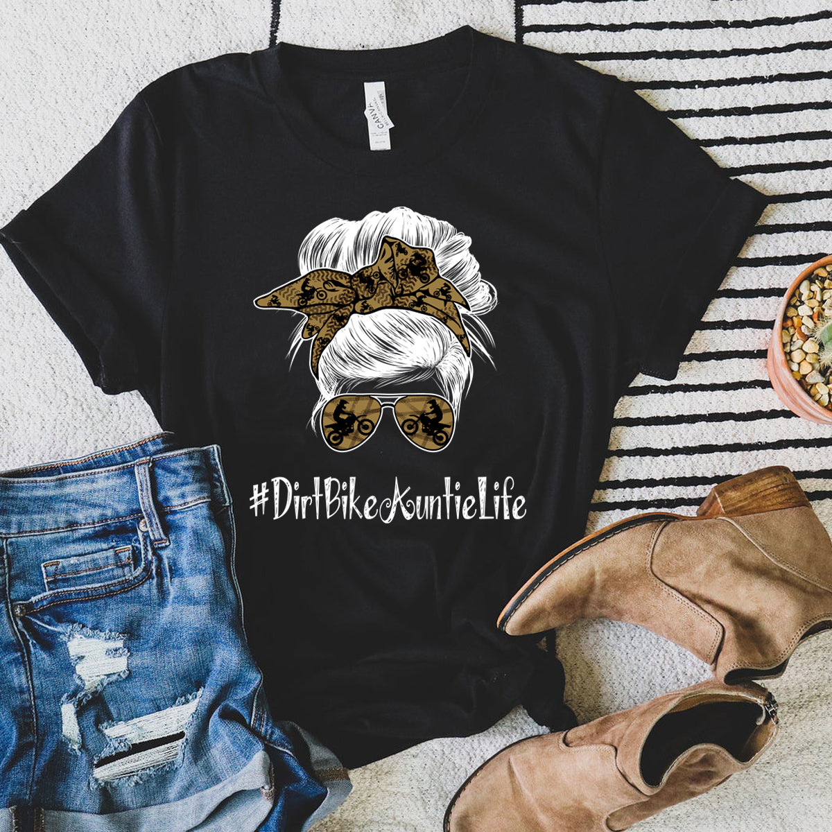 motocross auntie t-shirts