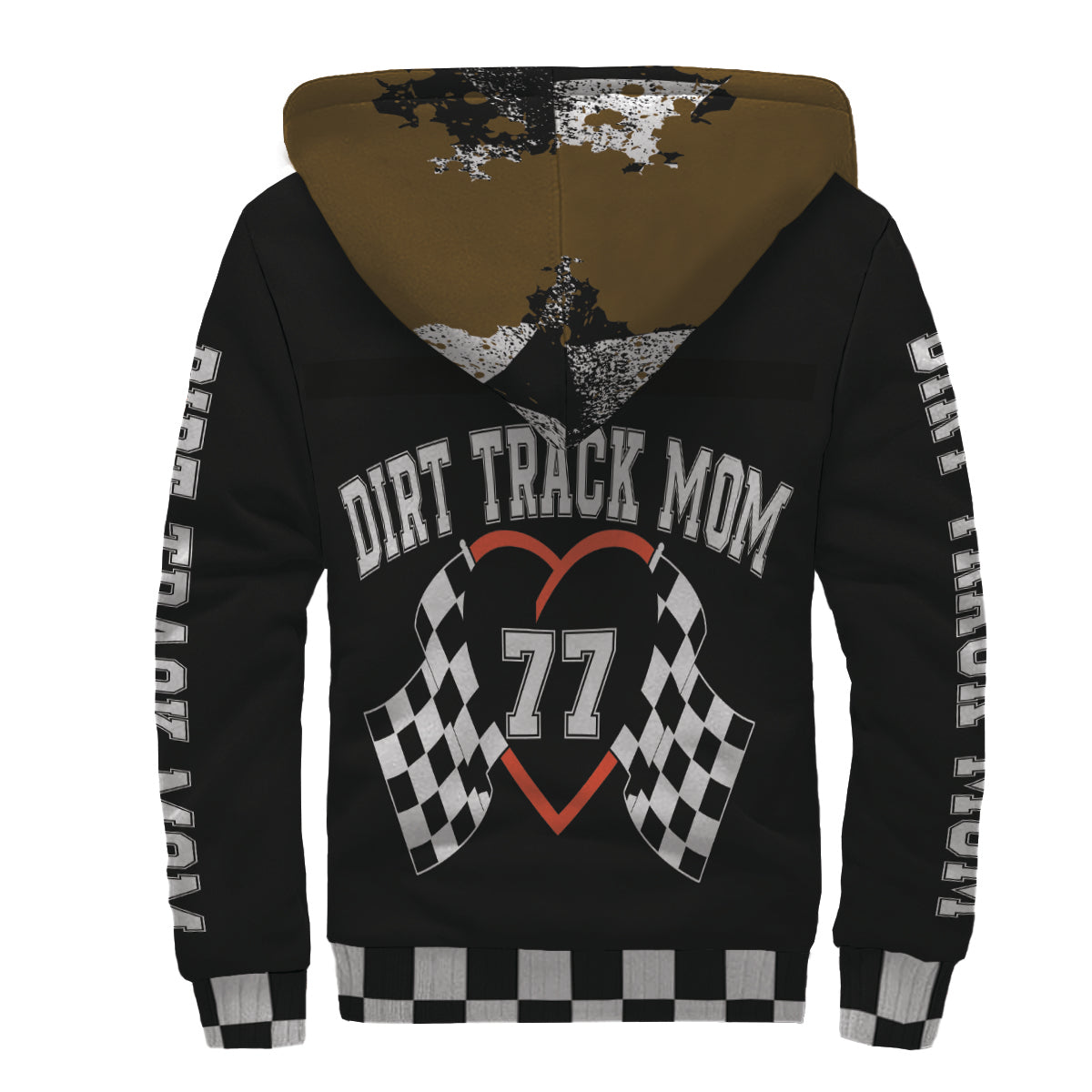 Dirt Track Mom Sherpa Jacket