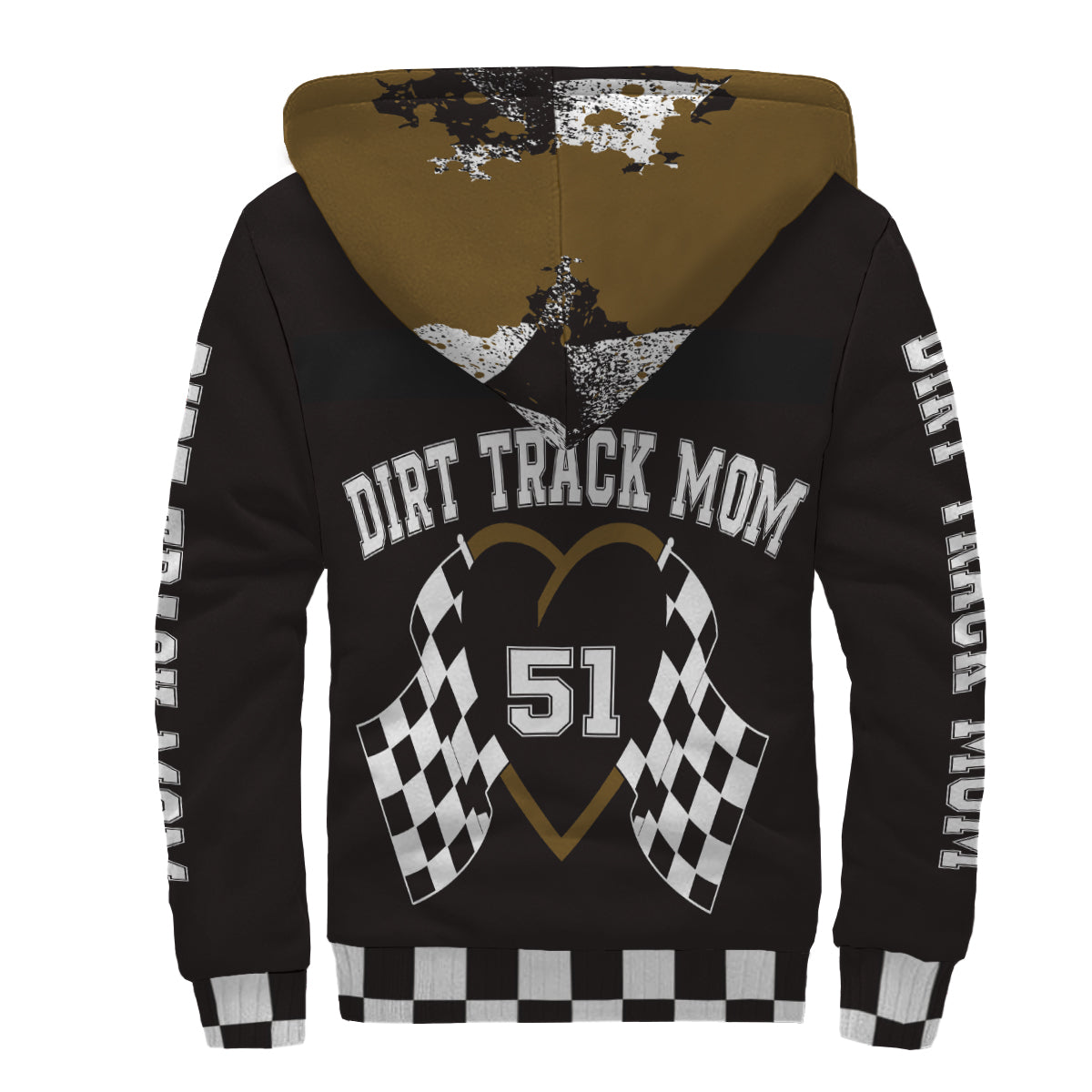 Dirt Track Mom 51 Sherpa Jacket