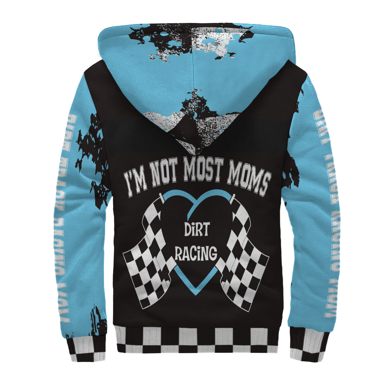 Dirt Track Racing Mom Sherpa Jacket RBCB