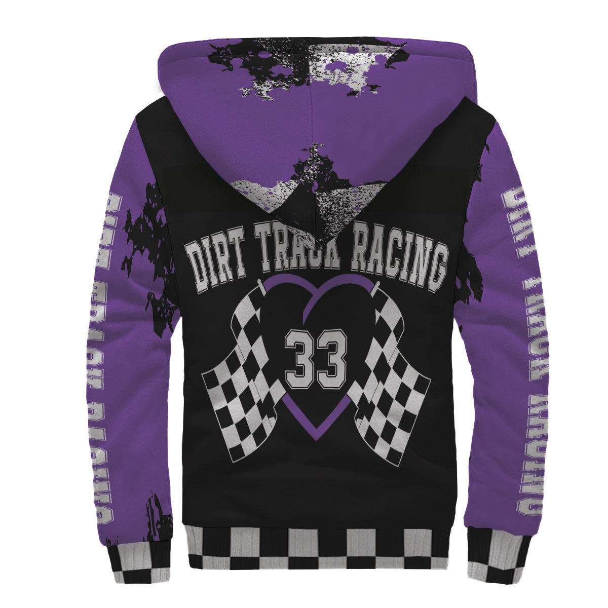 Dirt Track Racing Sherpa Jacket 