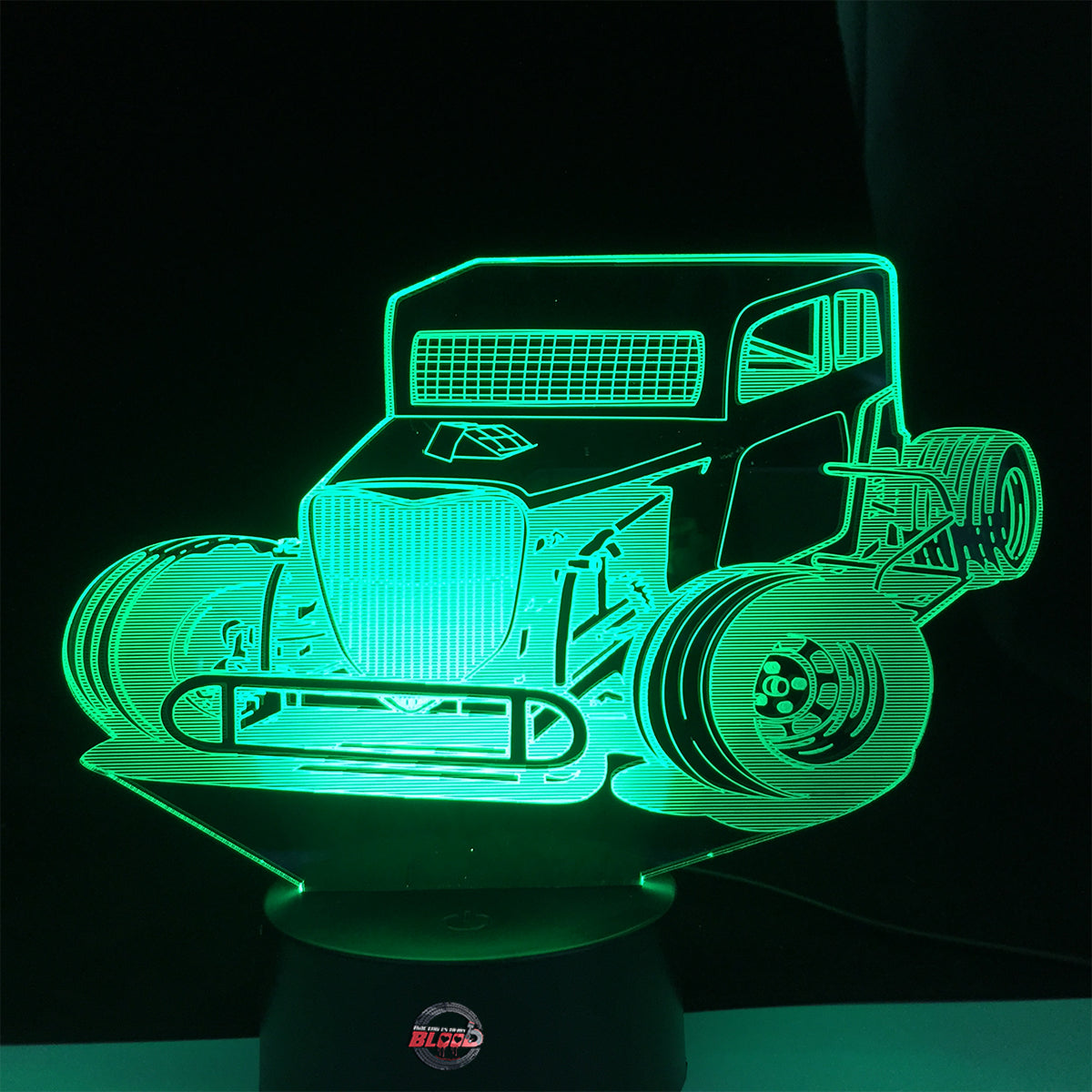 Dwarf Car Racing 3D Led Lamp