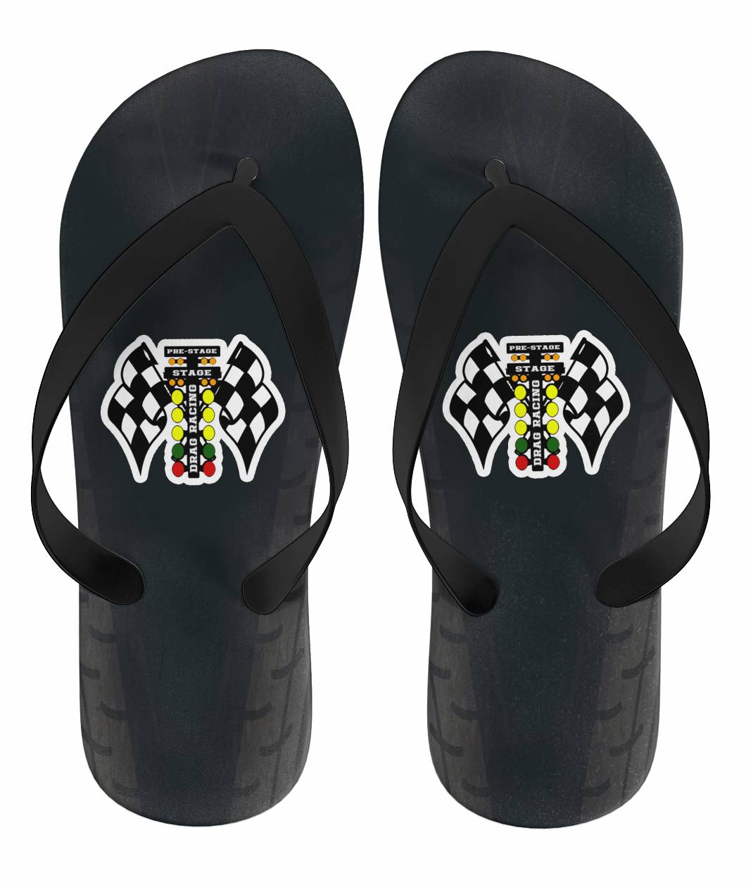 Drag Racing Flip Flops