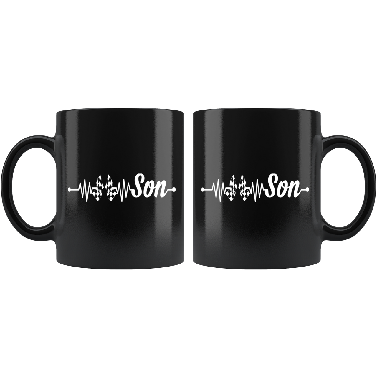 Racing Son Heartbeat Mug!