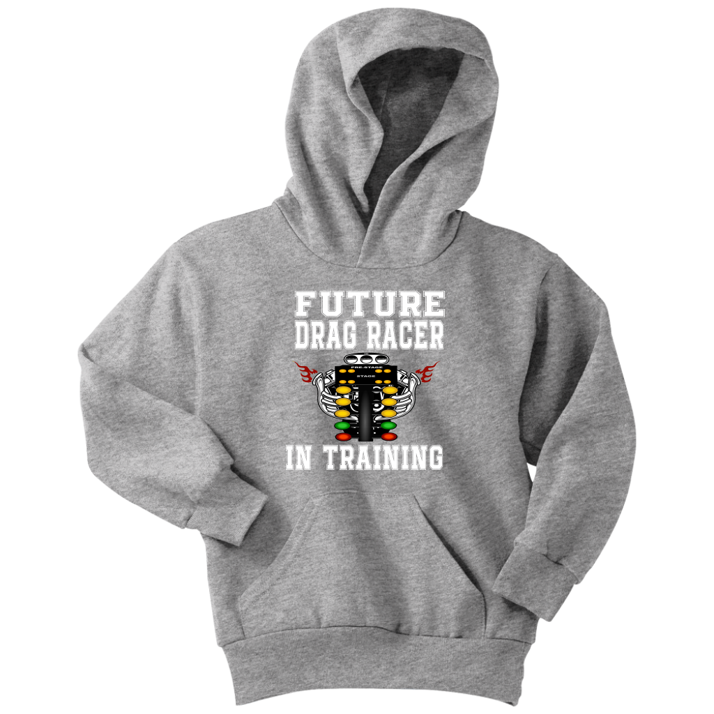 Future Drag Racer In Training Kids Tees