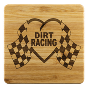 Dirt Racing Bamboo Coaster