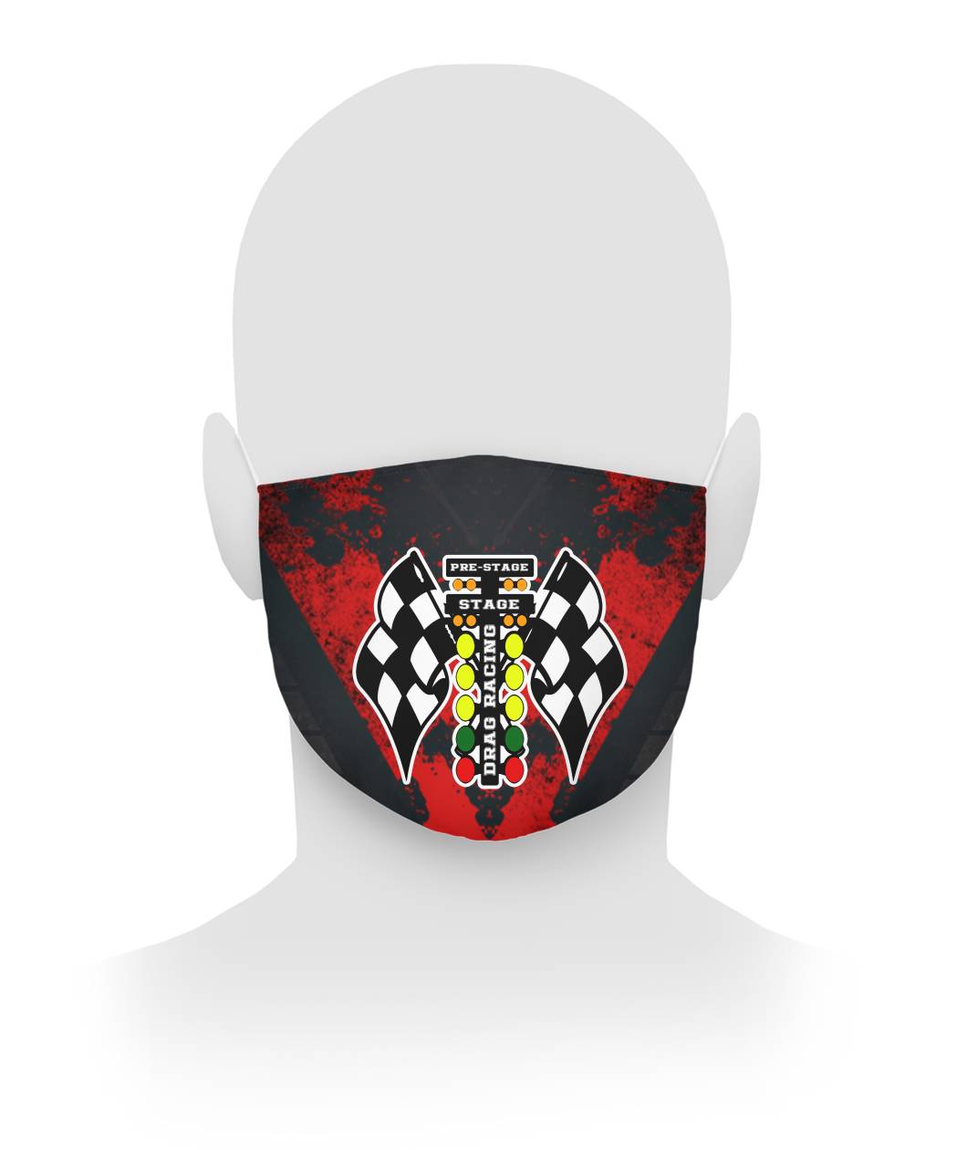 drag racing face mask