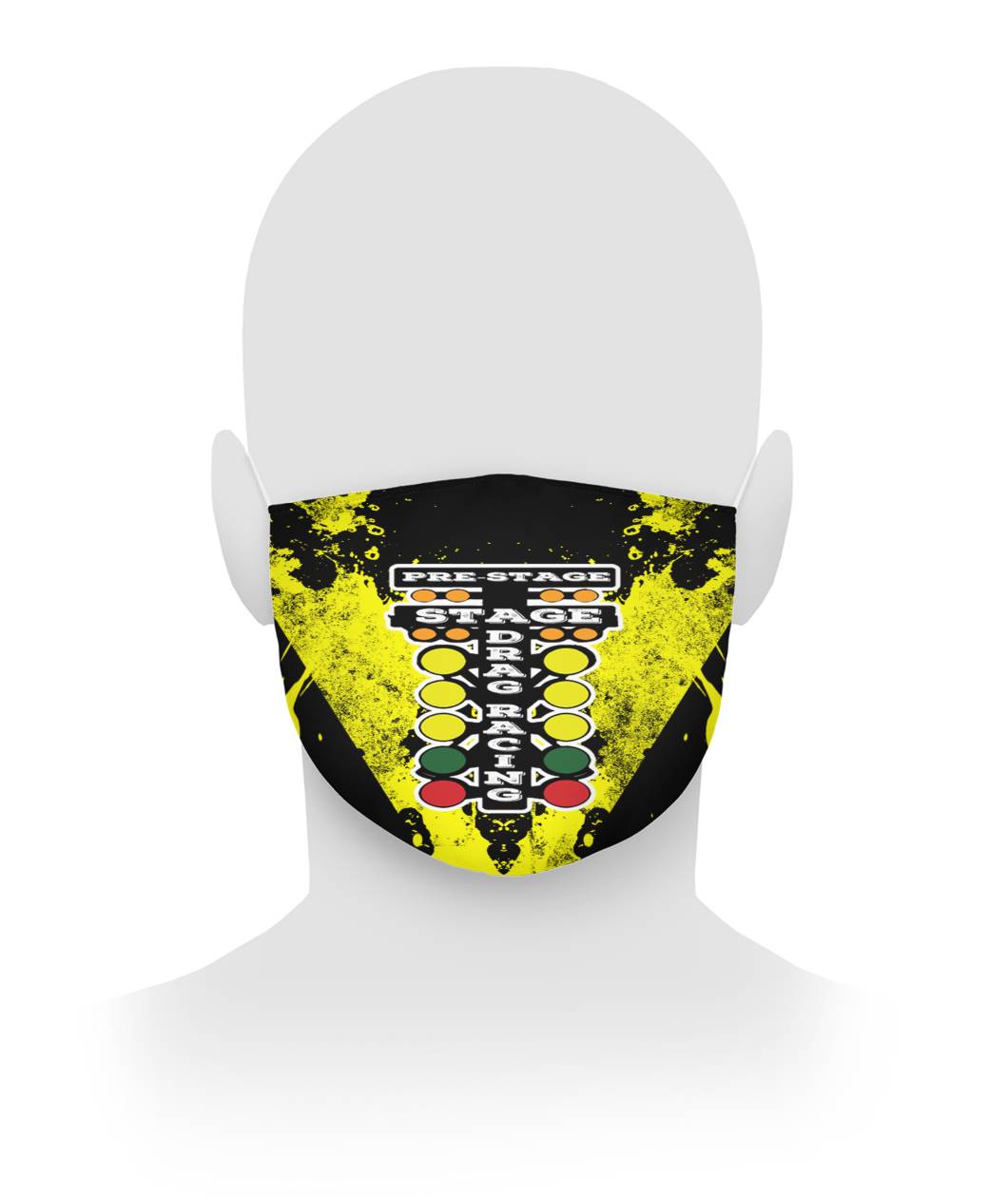 Drag Racing Face Mask
