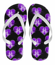 Racing Heartbeat Flip Flops