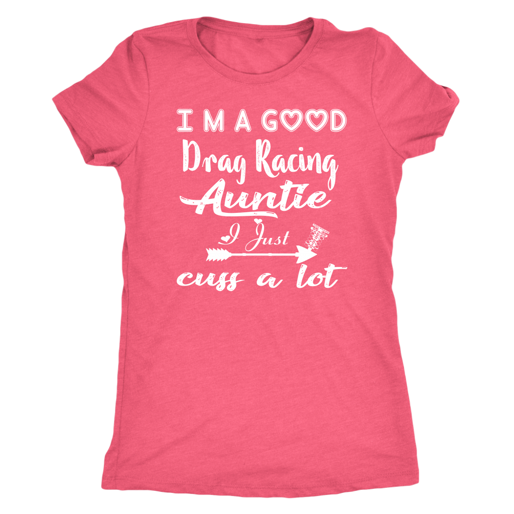 drag racing women's t-shirts