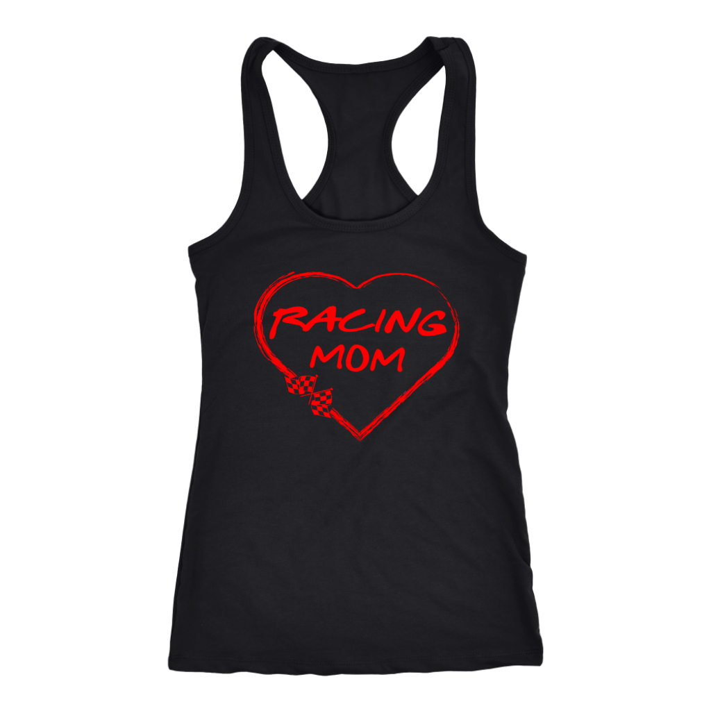 Racing Mom Heart T-Shirts