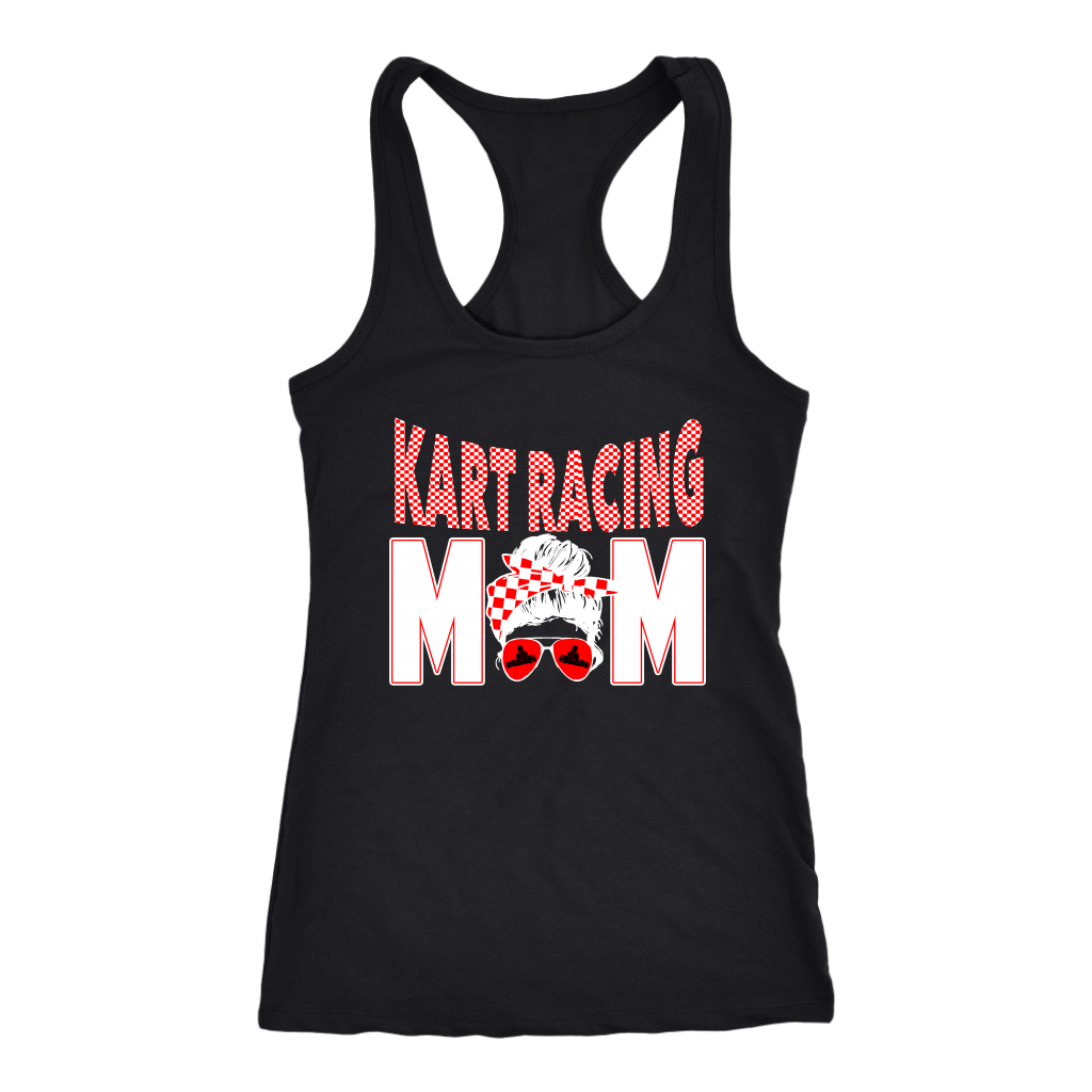 go kart racing mom t-shirts