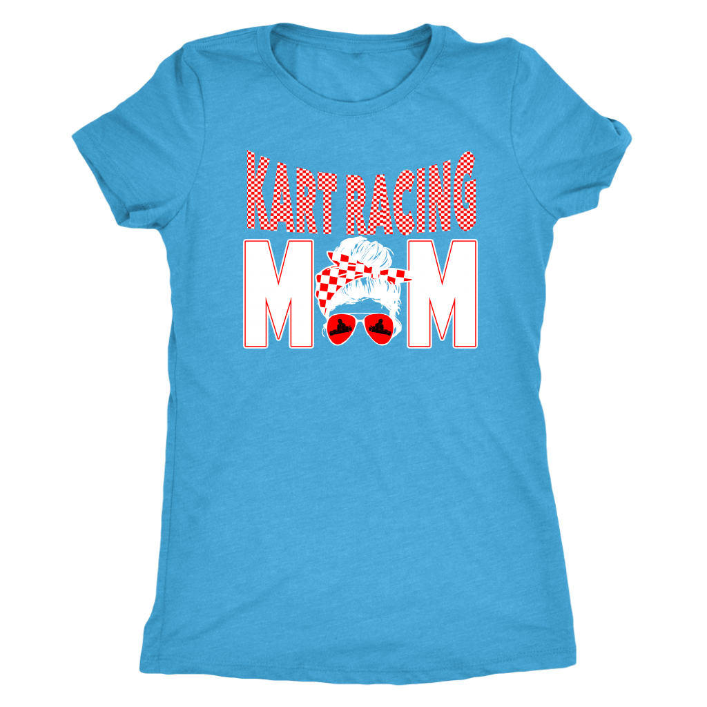 go kart racing mom t-shirts