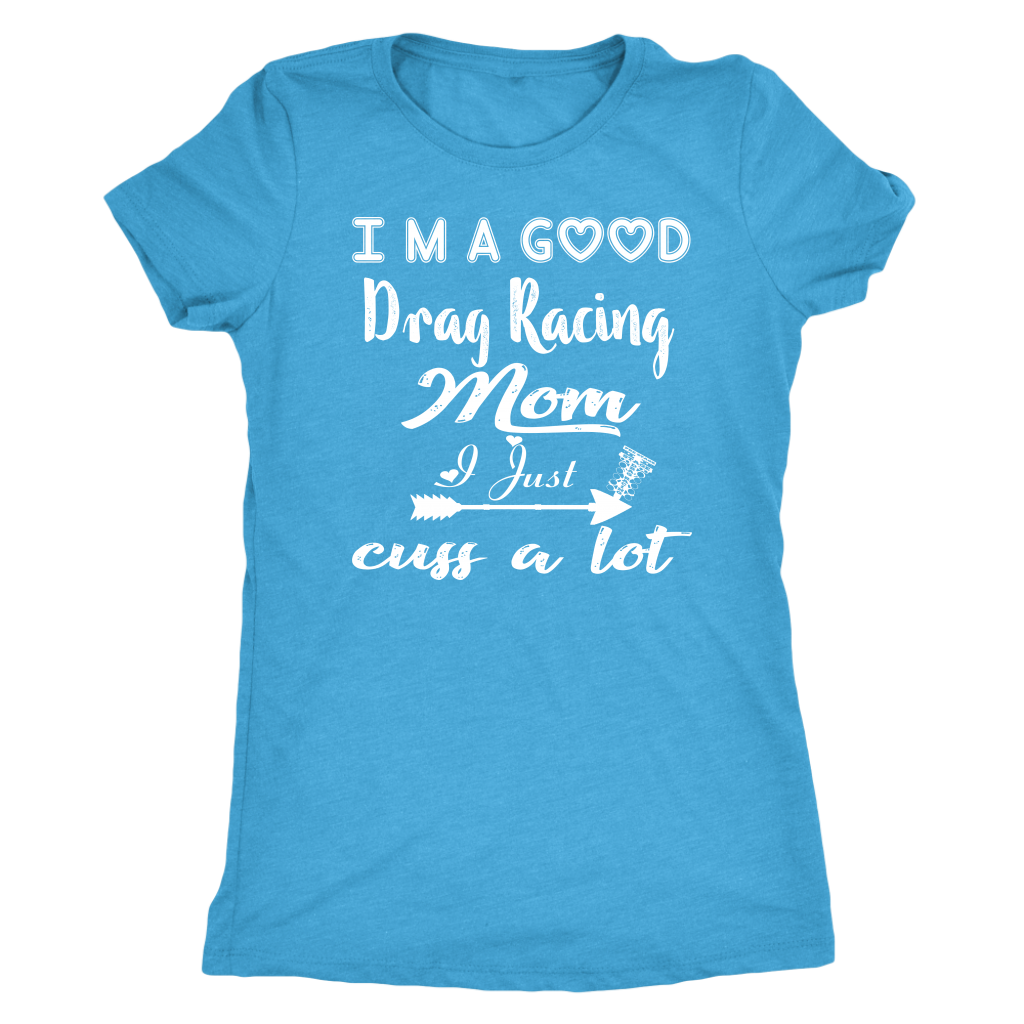 drag racing women's t-shirts