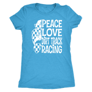 dirt track racing girl t-shirts