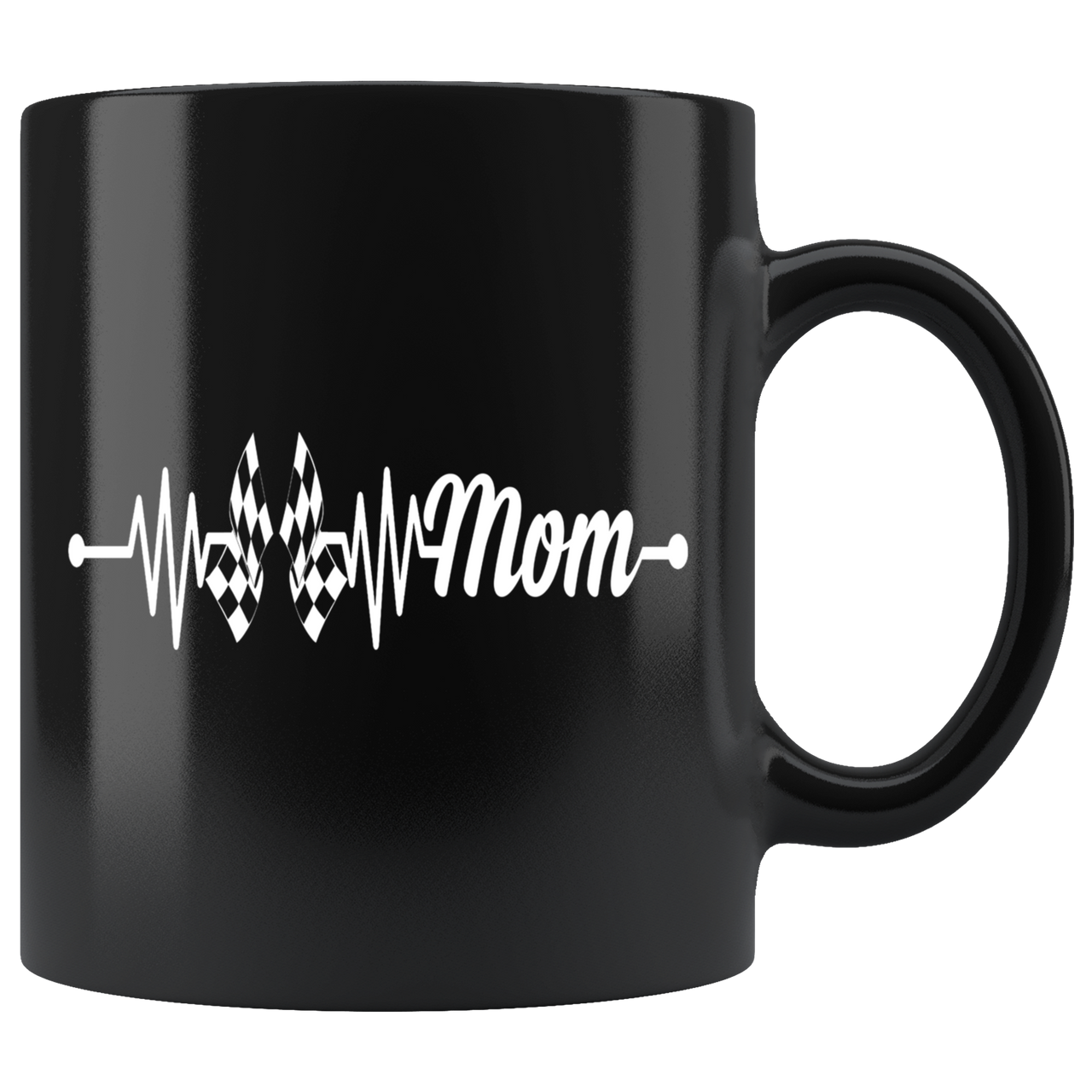 Racing Mom Heartbeat Mug!