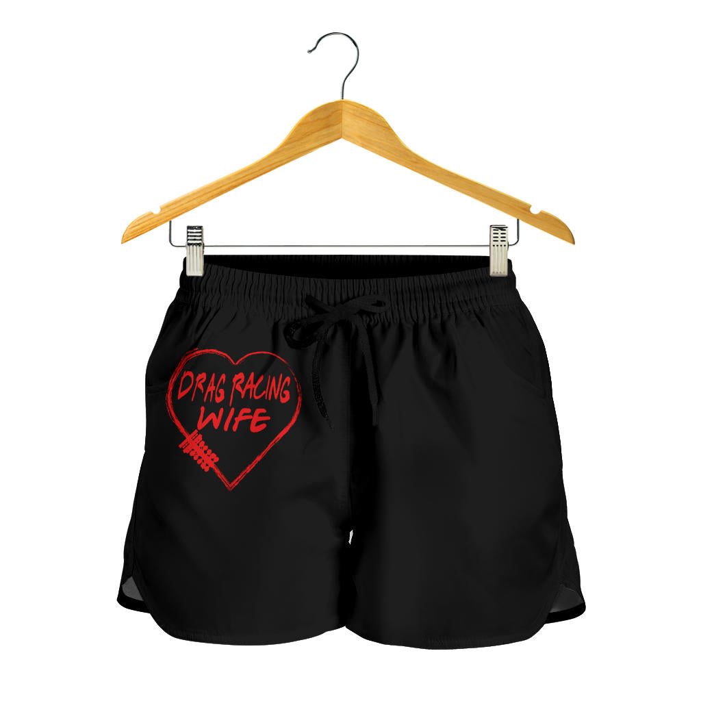 Drag Racing Wife Heart Women's Shorts