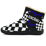 Racing Heart Cozy Winter Boots