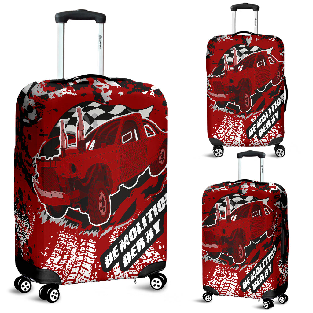 Demolition Derby suitcase cover