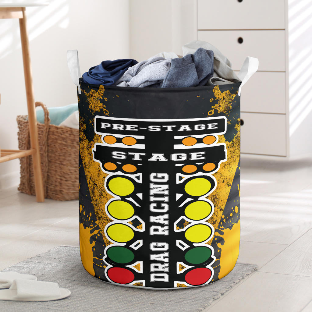 Drag Racing Laundry Basket 