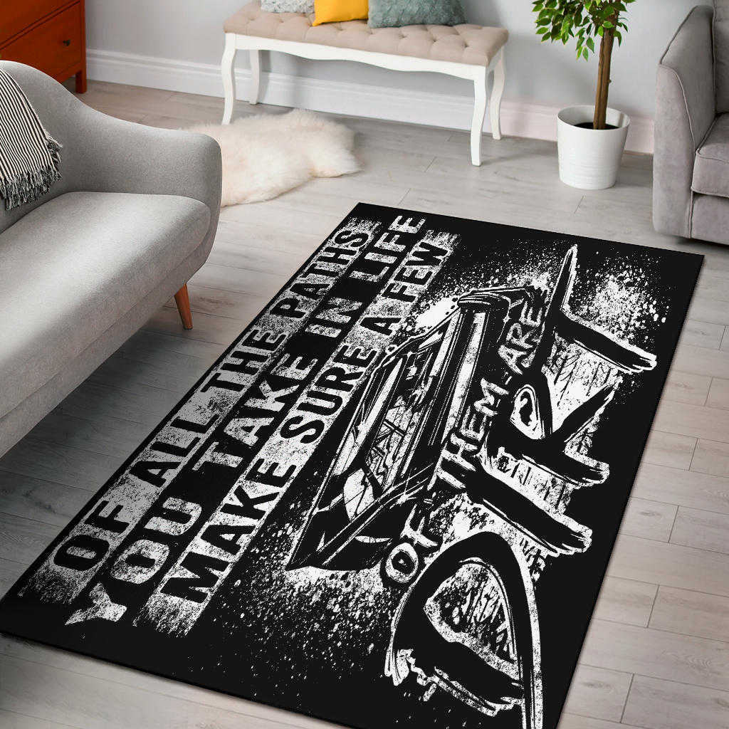dirt track racing rug