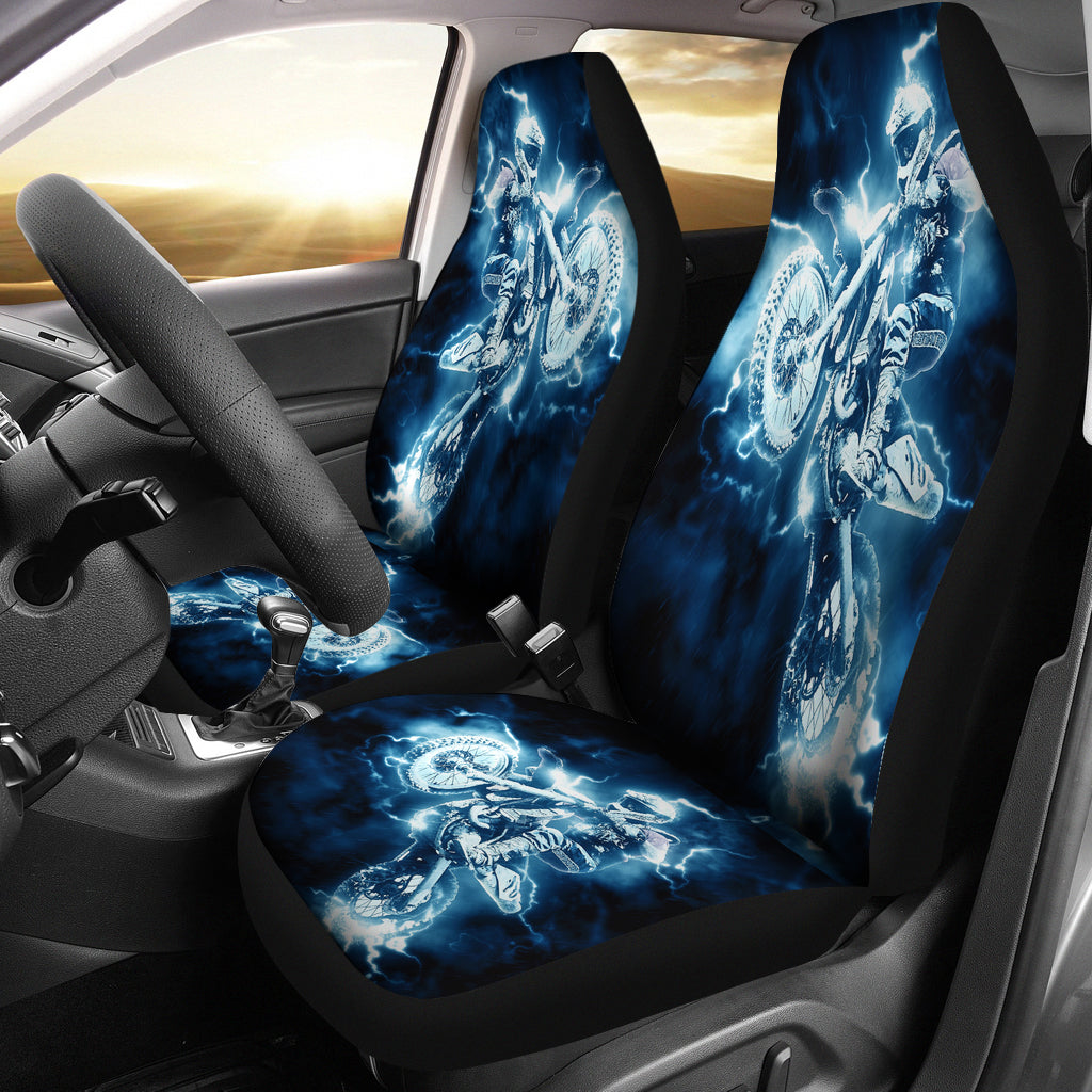 Motocross Motorbike Car Seat Covers