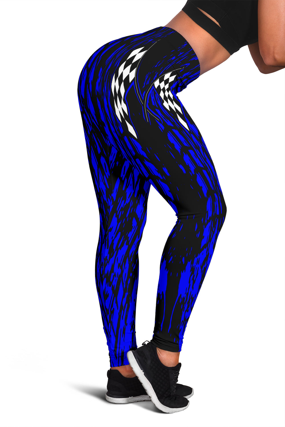 Dirt Racing Leggings Blue