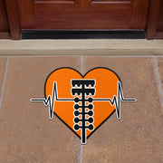 Custom Drag Racing Heartbeat Door Mat