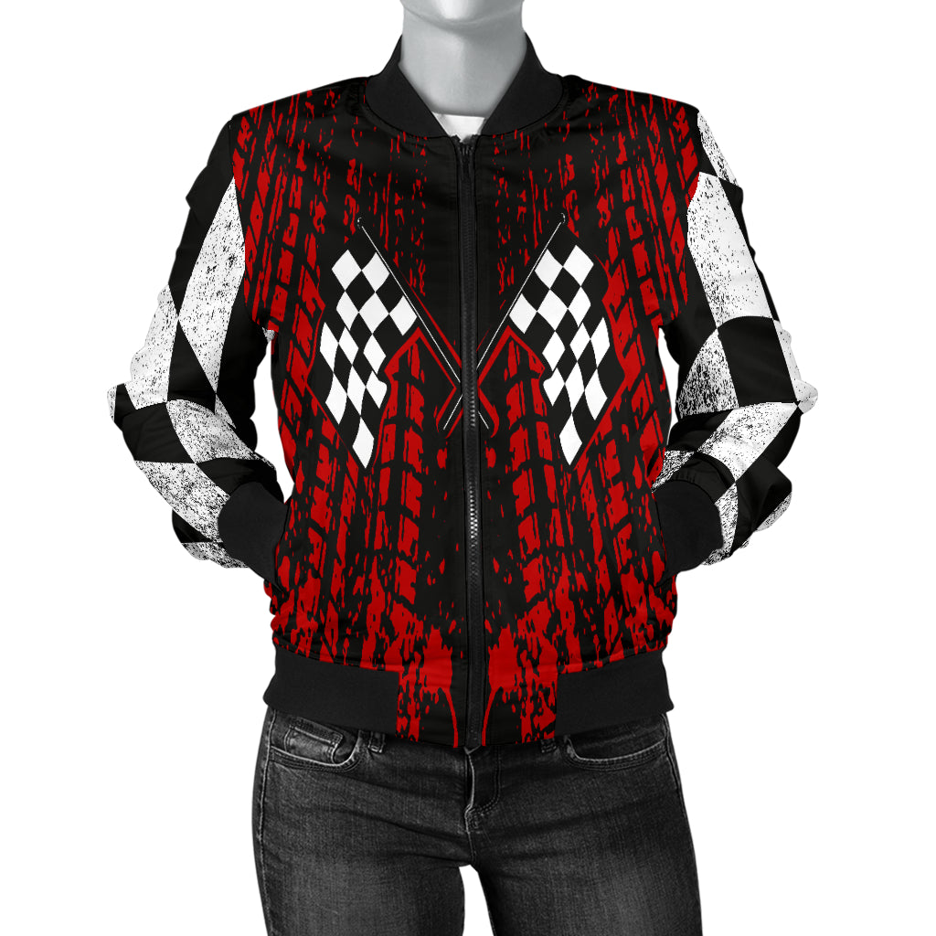 Dirt Racing Women's Bomber Jacket RBR