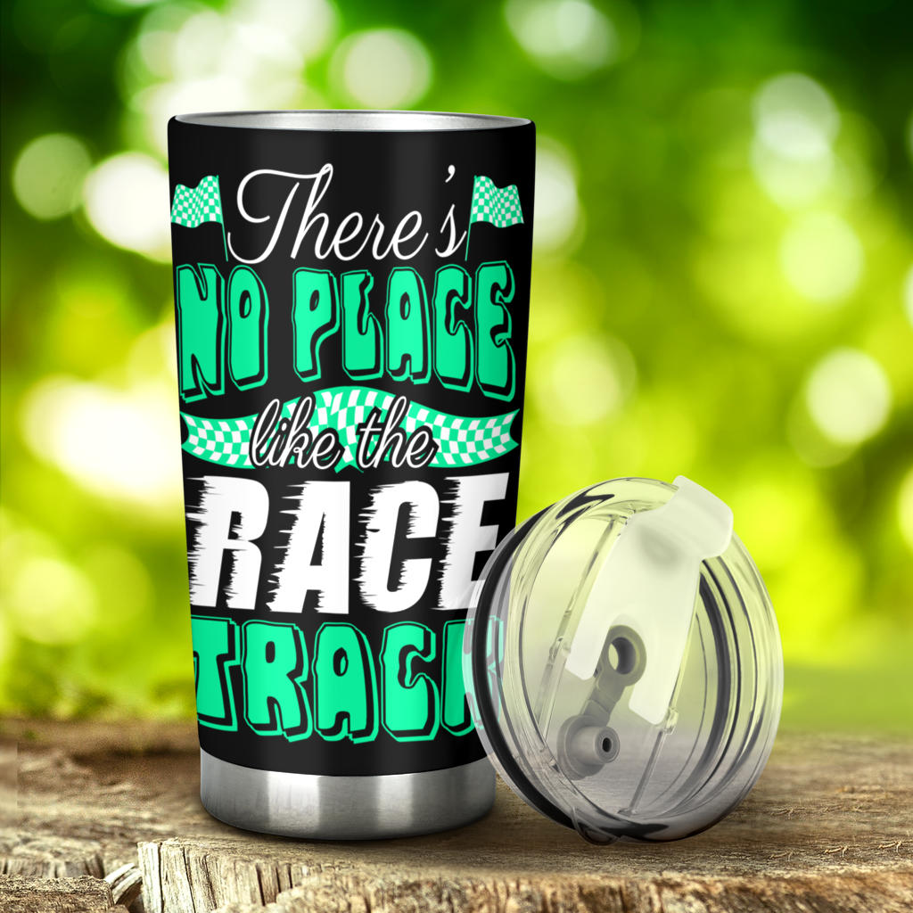 dirt track racing tumbler