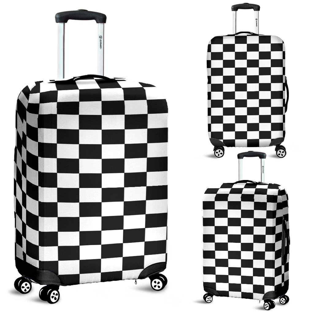 Racing Luggage Cover Checkered Flag!