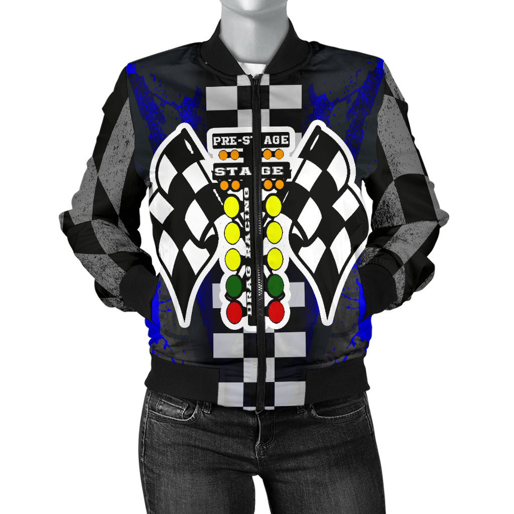 Drag Racing Women's Bomber Jacket RBB