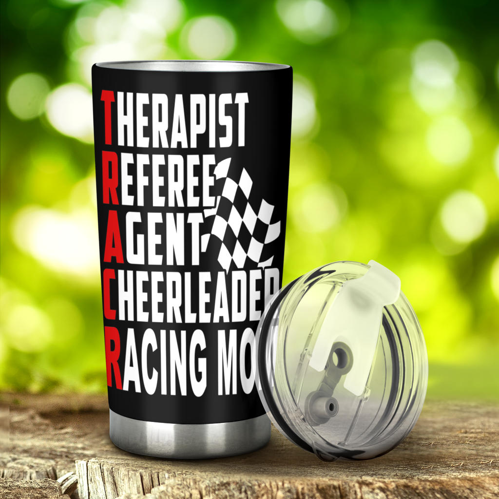 racing Mom tumbler