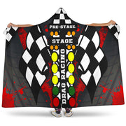 drag racing hooded blanket