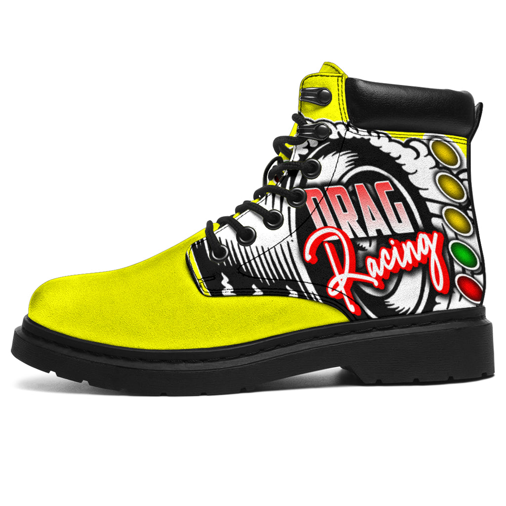 Drag Racing All-Season Boots yellow