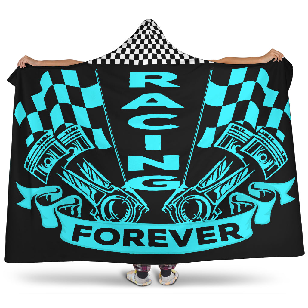 Racing Forever Hooded Blanket