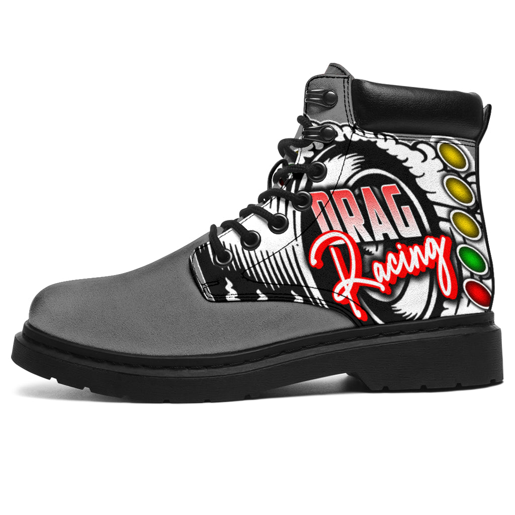 Drag Racing All-Season Boots grey