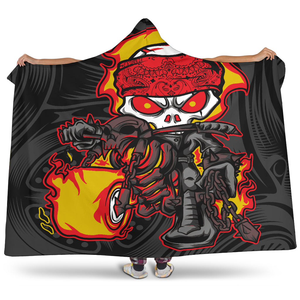 Ghost Rider Hooded Blanket