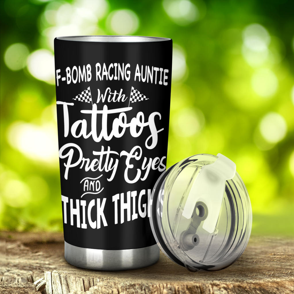 racing aunt tumbler