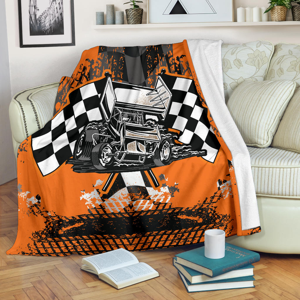 Sprint Car Racing Blanket