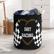 Dirt Racing Laundry Basket