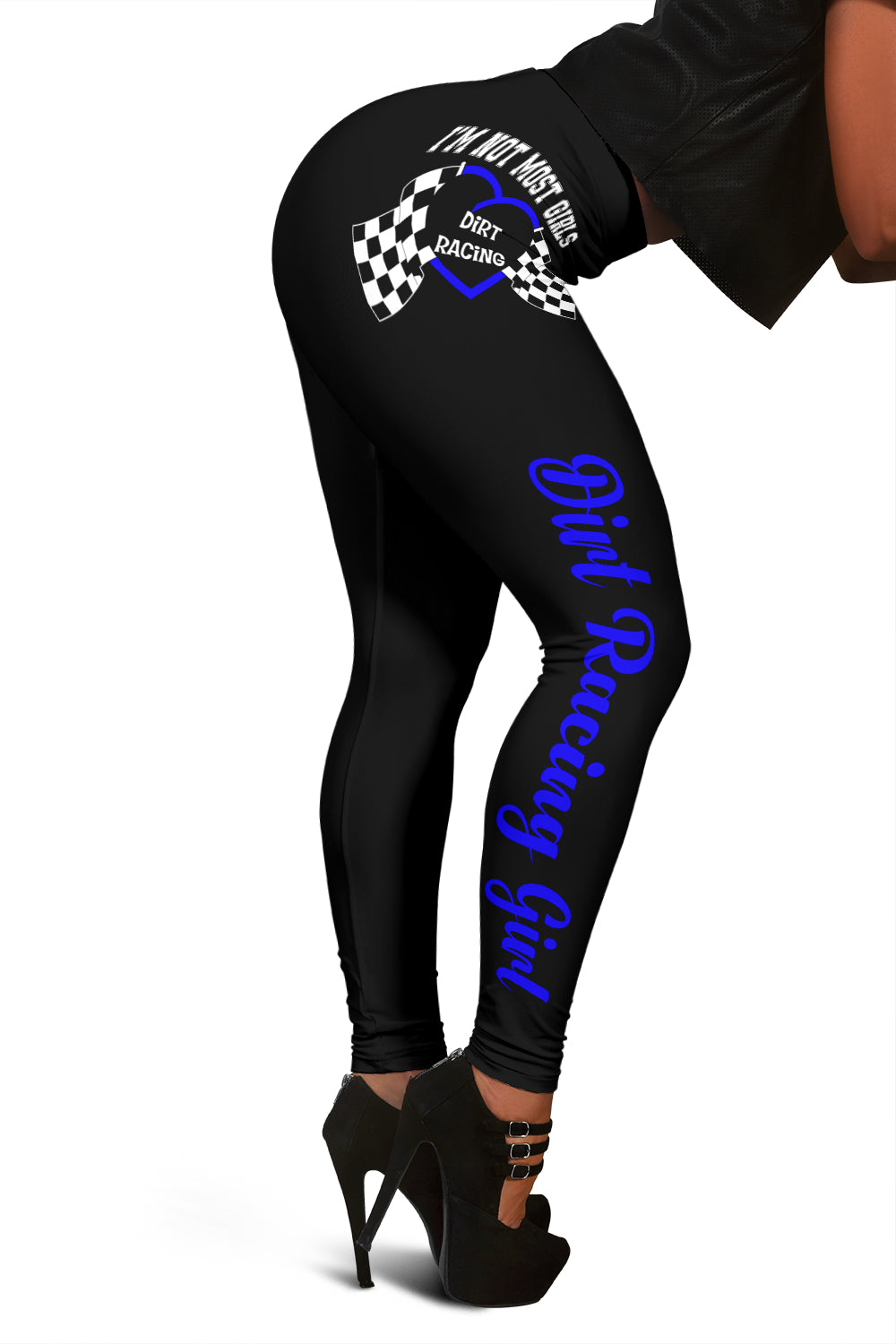 I'm Not Most Girls Dirt Racing leggings RBB