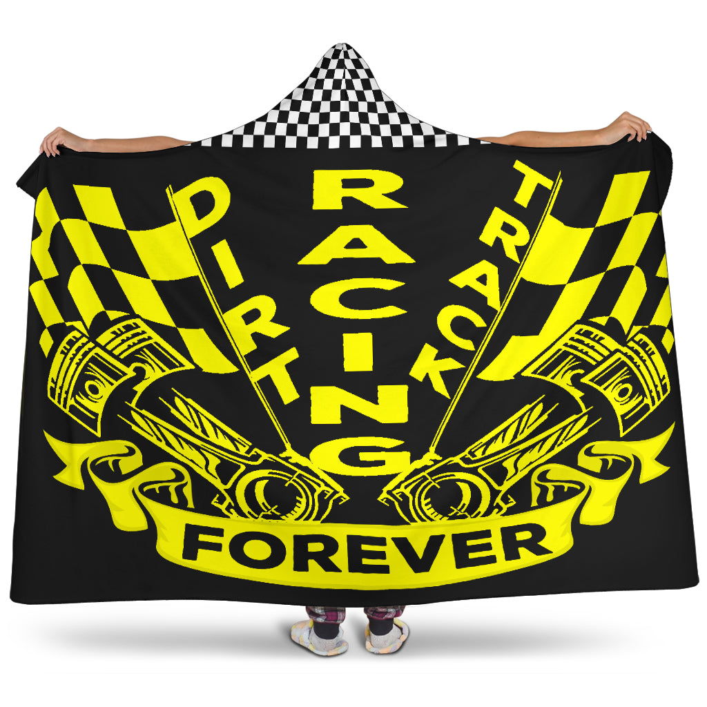 Dirt Track Racing Forever Hooded Blanket