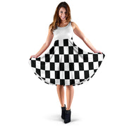 racing checkered flag dress