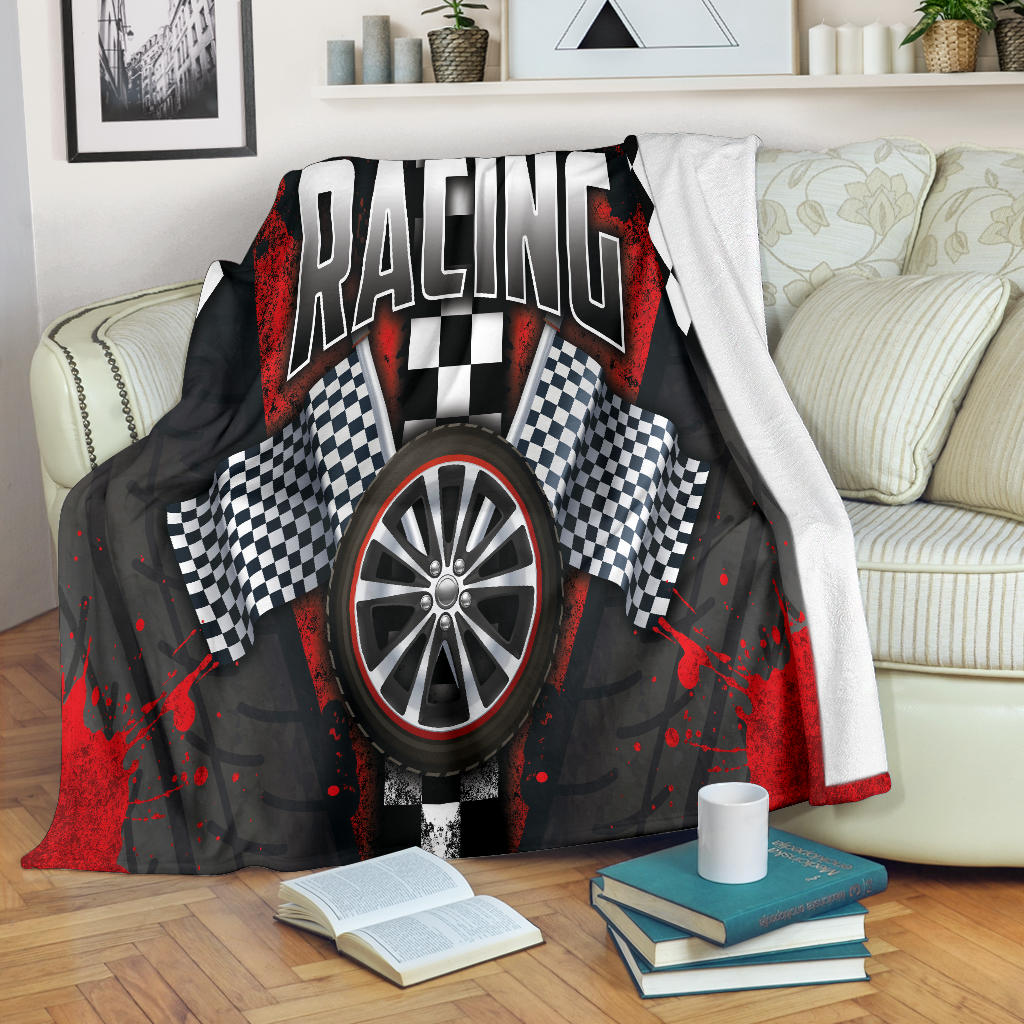 Racing Red Blanket